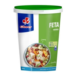 Clover Queijo Feta Mixed Herbs Copo 400g