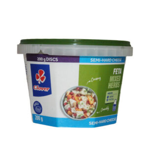 Clover Queijo Feta Mixed Herbs Copo 200g