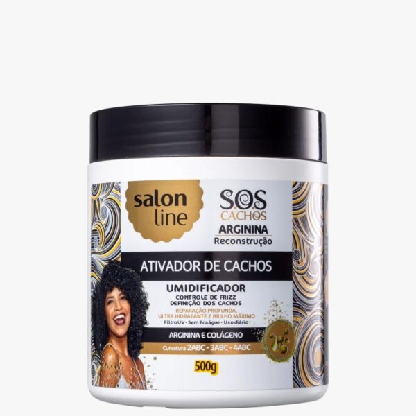 Ativador Cachos Salon Line Cachos Reconstrução 500ml