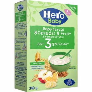 Hero baby Farinha Inf. 8 Cereais & Frutos 340g