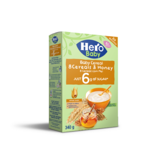 Hero Baby Farinha 8 Cereais & Mel 340g