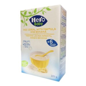 Hero baby Farinha Lactea Arroz c/ Baunilha 225g