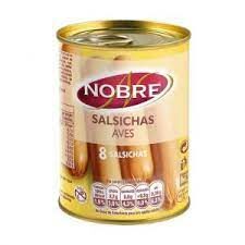 Nobre Salsichas de Aves 8un - 350g(2622)