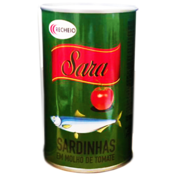 Recheio Sara Sardinhas C/molho de Tomate 425g