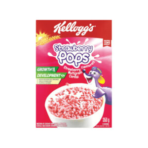 Kelloggs Flocos Strawberry Pops 350g (2938)
