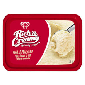 Ola Gelado Rich'N Creamy Baunilha 1,8L