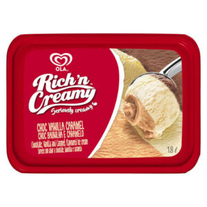 Ola Gelado Rich'N Creamy Caram/Choc/Vanilla 1,8L