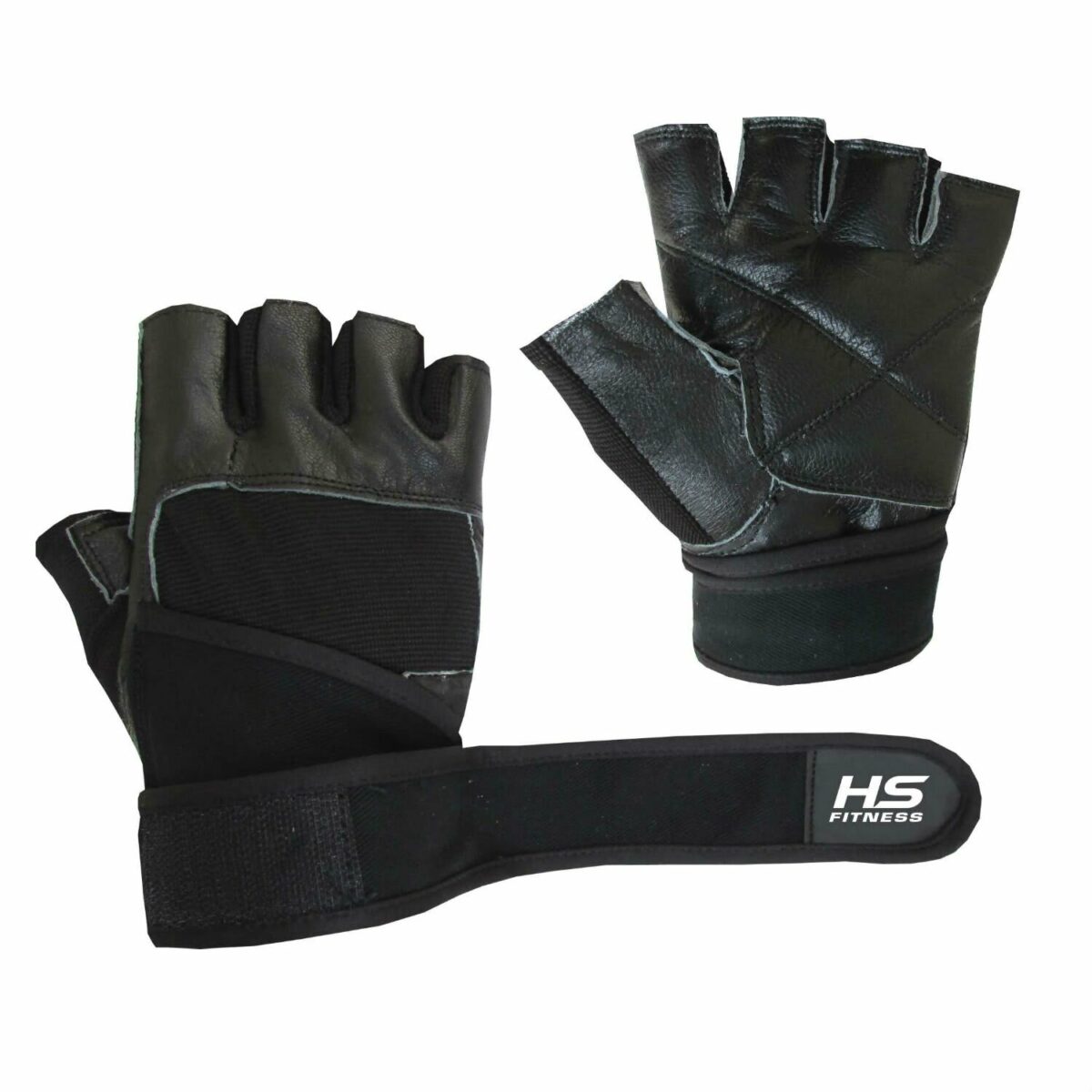 HS FITNESS GYM GLOVES LARGE - Image 1