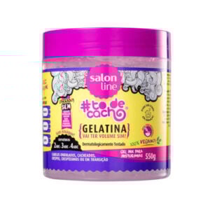 Salonline Gelatina Cabelo Super Volume (Rosa) 550g