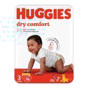 Huggies Dry Confort Fraldas Jumbo Nrº3 76Un