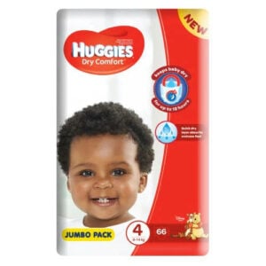 Huggies Dry Confort Fraldas Jumbo Nrº4 66Un