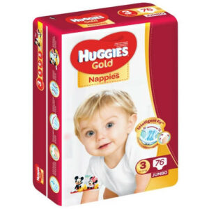 Huggies Gold Fraldas Jumbo Nrº3 76Un