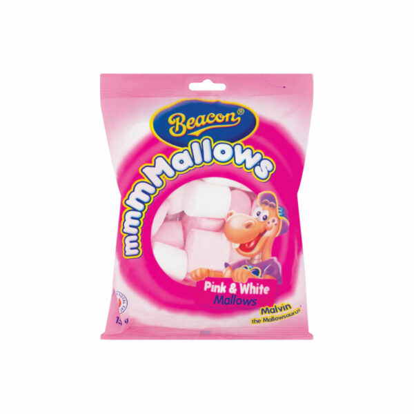 Beacon M/Mallows Pink&White 150g