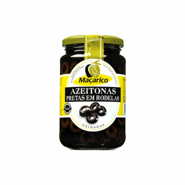 Azeitona Preta Macarico Rodelas 345g