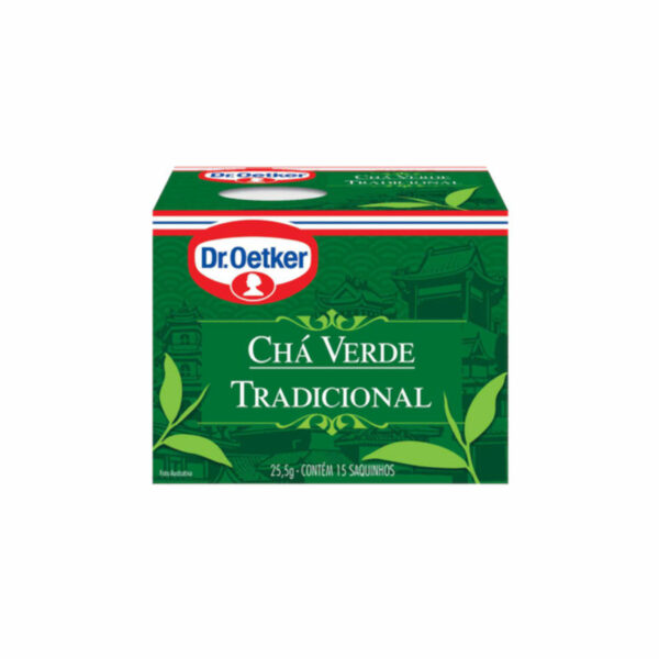 Cha Dr. Oetker Verde 15 Saquetas - Tradicional