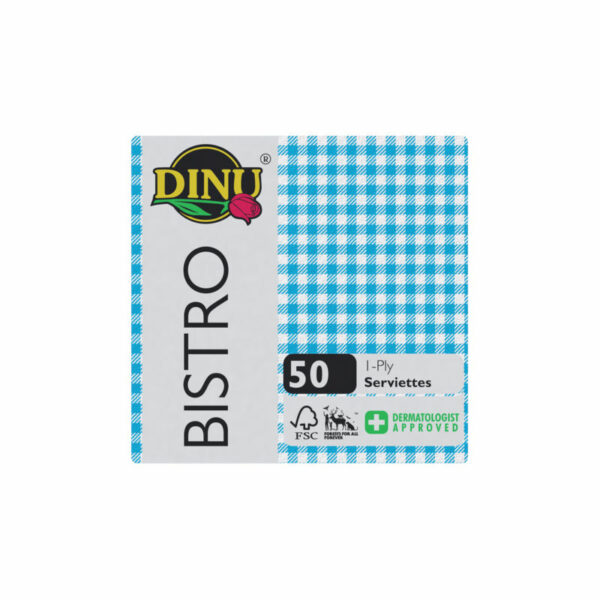 G Dinu Bistro Everyday 1F Blue Check 50 Unid.