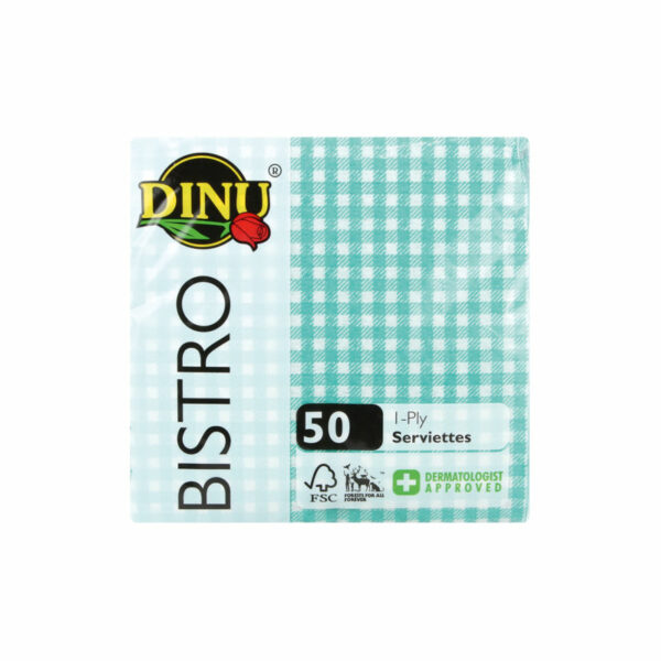 G Dinu Bistro Everyday 1F Green Check 50 Unid