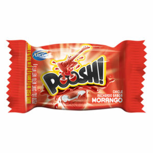 Pastilha Poosh Morango 5g