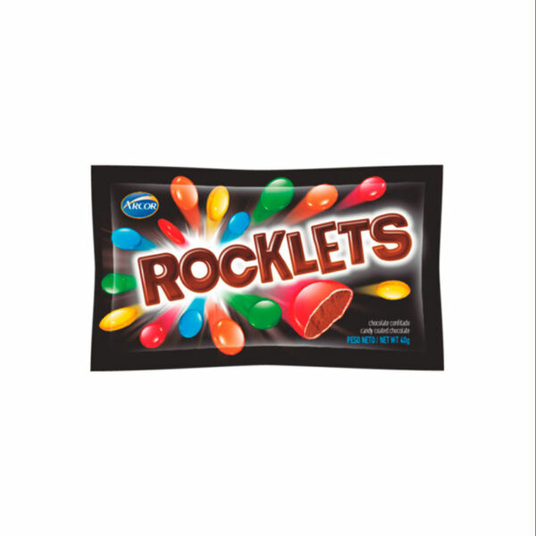 Doces Coloridos Rocklets 15g
