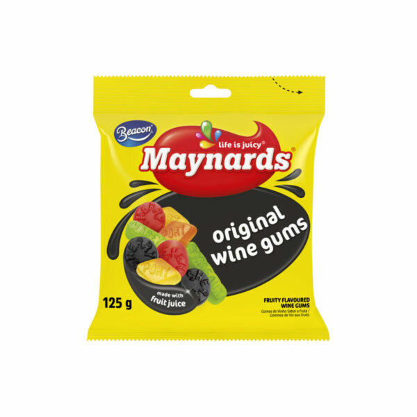 Doce MAYANARDS ORG WINE GUM 125G