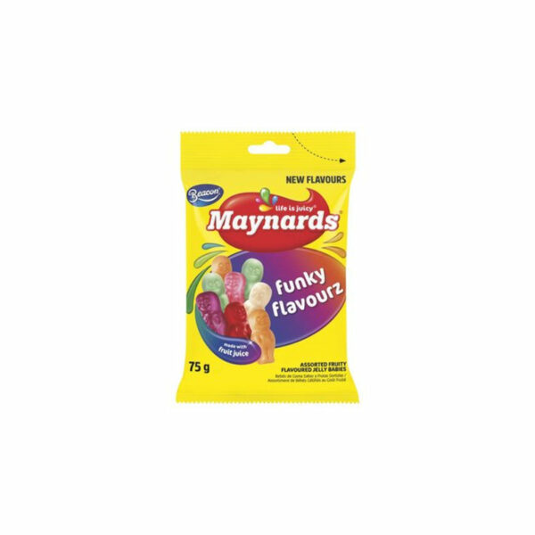 Doce MAYANARDS MINI JELLY BABIES FUNCKY FALVOURZ 75G