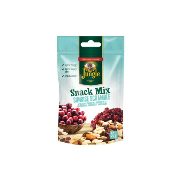 JUNGLE SNACK MIX SUNRISE SCRAMBLE 50GR