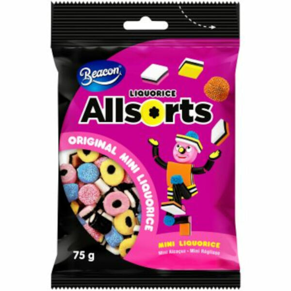 MINI LIQUORICE ALLSORTS 75g
