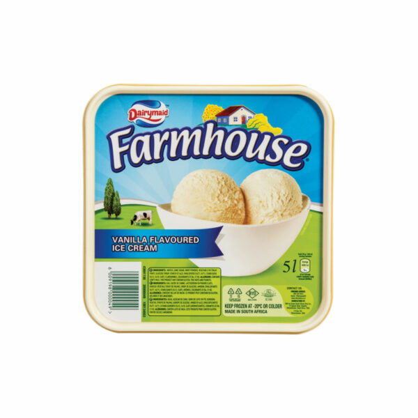 GELADO BAUNILHA FARMHOUSE (TIGELA) 5L