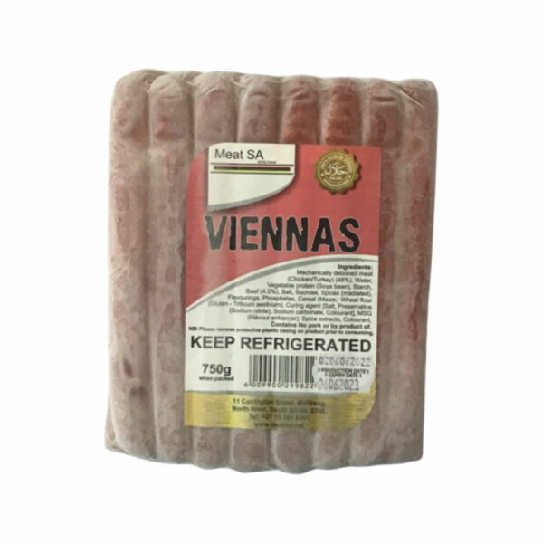 SALSICHA VIENNA VACA RED (MSA) 750GR