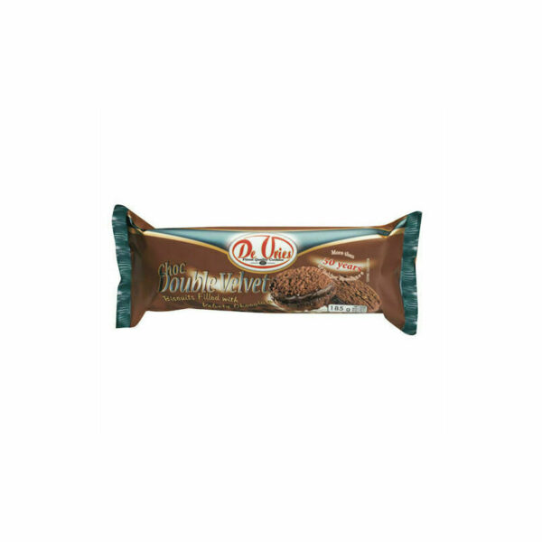 Bolachas De Vries Double Velvet Choco 185g