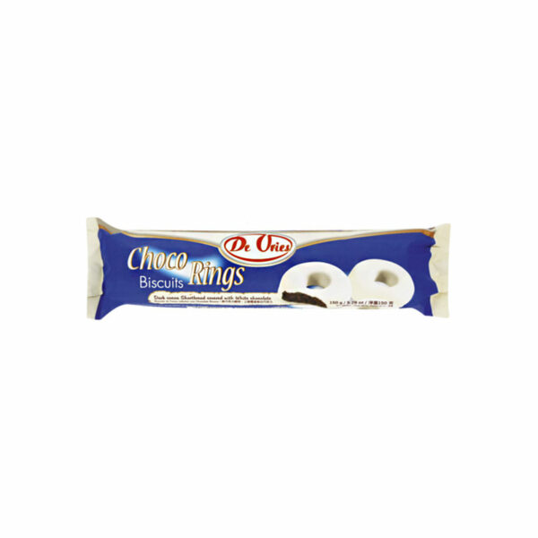 Bolachas De Vries Ring White Choco 150g