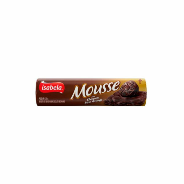 Bolachas Isabela Mousse Choc Meio Amargo 130g