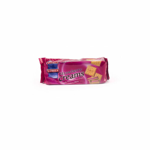 Bolachas Lobels Creams Strawberry 150g