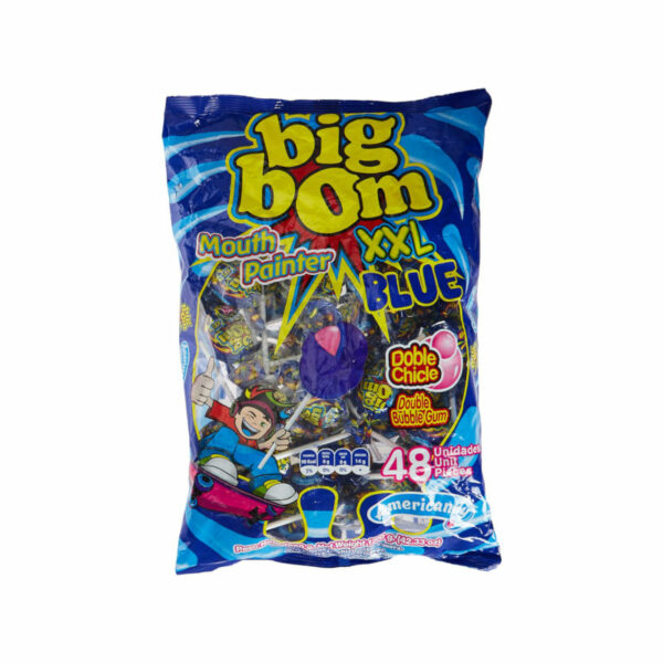 Chupa Big Bom 48s Mouth Painter Blue