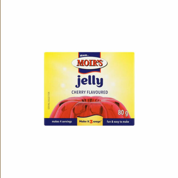Gelatina Moirs Cherry 80g