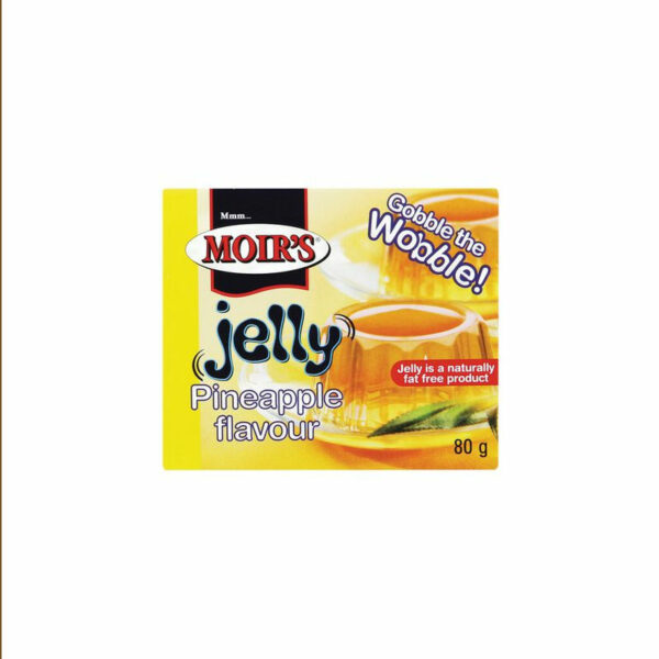 Gelatina Moirs Pineapple 80g
