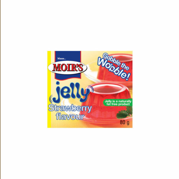 Gelatina Moirs Strawberry 80g