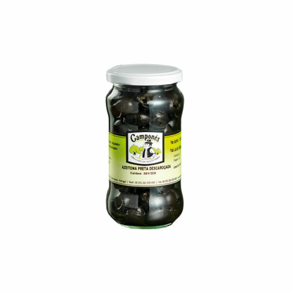 Azeitona Campones Preta oxidada - Inteira 200G