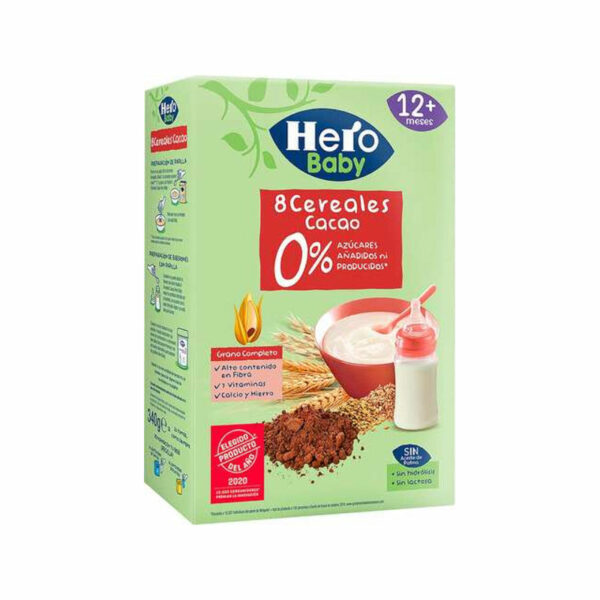 HB - Farinha 8 Cereais c/ Cacau 340G