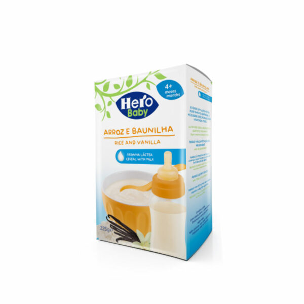 HB - Farinha Lactea Arroz c/Baunilha 225G