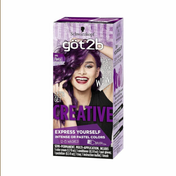 GOT2B- Cores criativas (TINTA SEMI-PERMANENTE): Perky purple