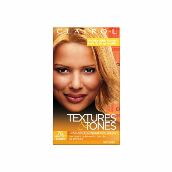 CLAIROL- tinta sem amonio para cabelos com textura: 7G LIGHTEST BLONDE