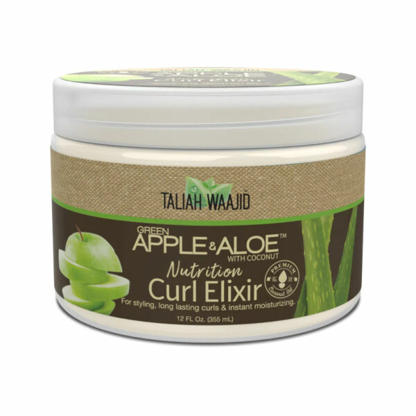 TALIAS WAAJID- green apple & aloe curl elixir (355ml) manteiga de maçã verde e aloe vera