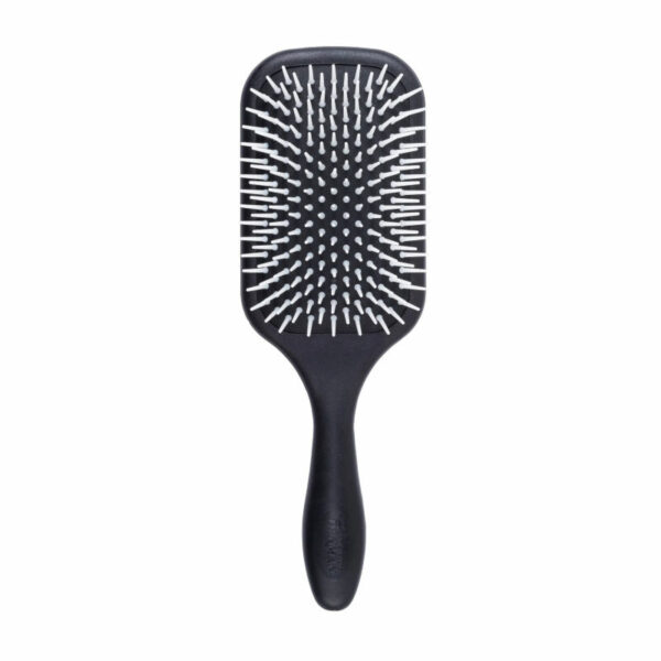 DENMAN D38 BLACK POWER PADDLE BRUSH- escova poderosa para desembaracr fundo preto