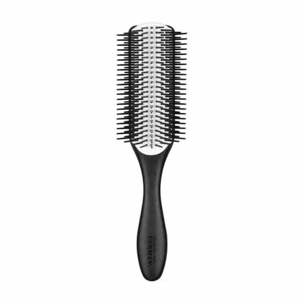 DENMAN D4 ORIGINAL STYLER 9 ROW BLACK/WHITE- escova preta e branca
