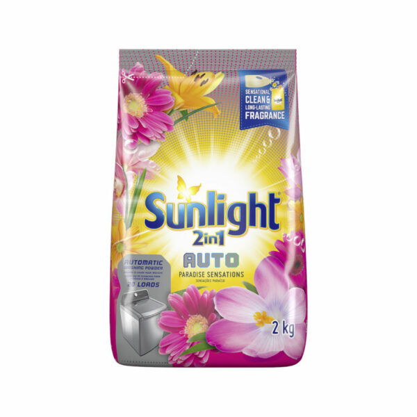 Detergente Em Po Sunlight Auto 2Kg Paradise Sensat.