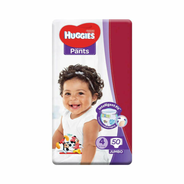 Fraldas Huggies Pants Jumbo No4 (9-14kg) 50
