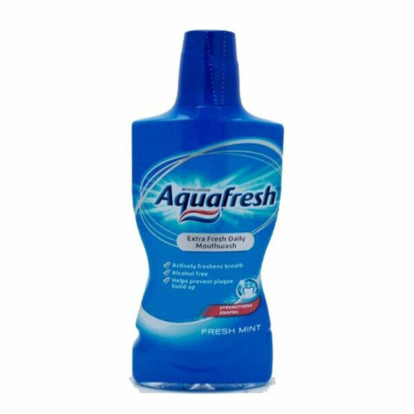 Pasta Dentrifica Aquafresh M/Wash Fresh & Minty 500ml