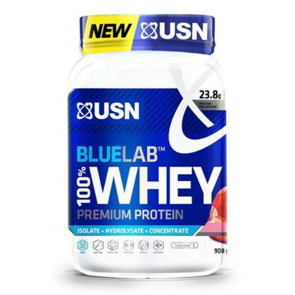 USN BLUELAB 100% WHEY 454GR STRAW