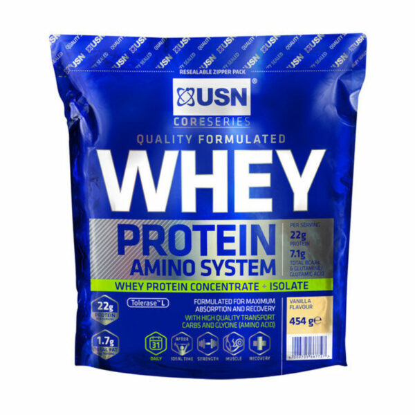USN WHEY PROTEIN AMINO SYSTEM 454GR CHOCO